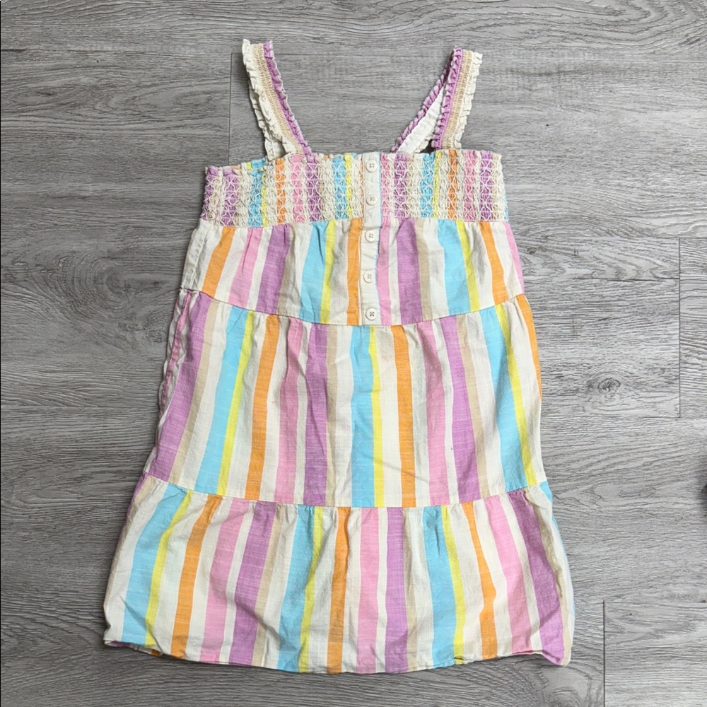 Cat & Jack Multicolor Striped Kids Dress